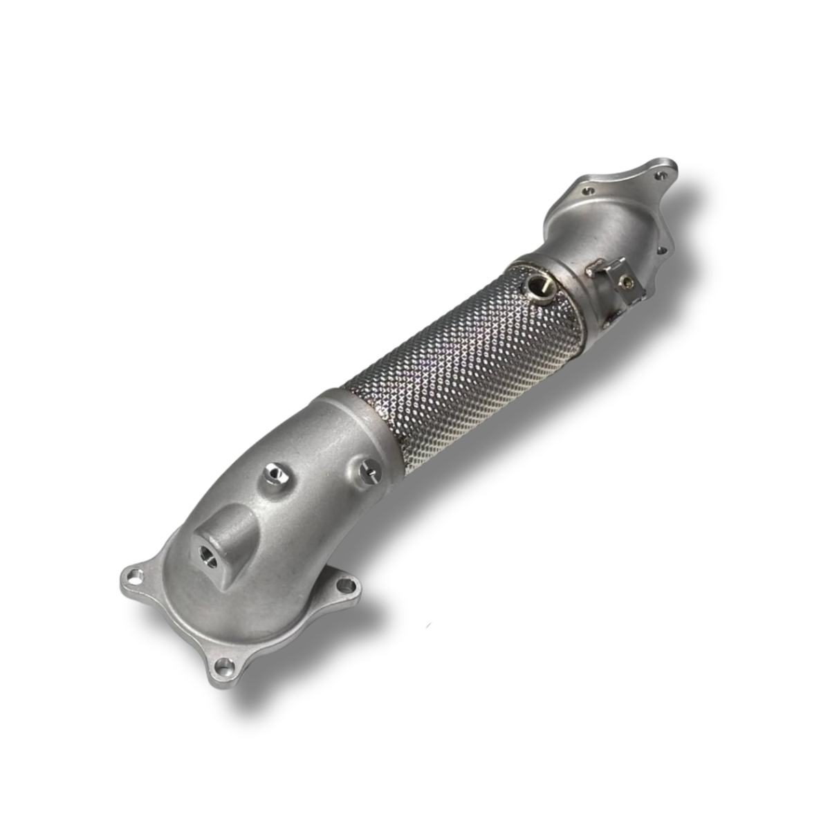 Korsh Downpipe Catless with Heat Shield and Cast Outlets for Honda Civic Type R FK8/FL5