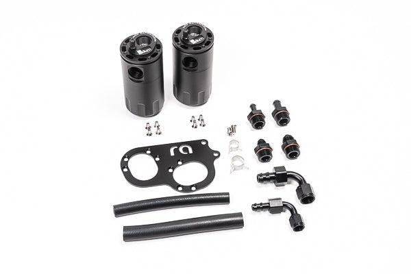 Radium Engineering Dual Fluid Lock Catch Can Kit for Lotus Elise/Exige 2ZZ-GE