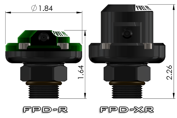 Radium Fuel Pulse Damper - Direct Mount (FPD-R / FPD-XR) | 8AN ORB or 3/8" NPT