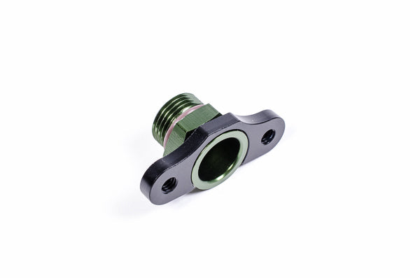 Radium Engineering FPR Adaptor 8AN ORB, 16mm Bore, 39mm Spacing, M6 for Mitsubishi Evo 4-9