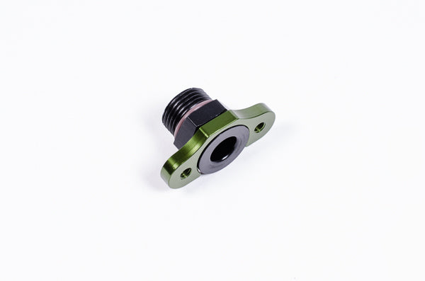 Radium Engineering FPR Adaptor 8AN ORB, 11mm Bore, 32mm Spacing, M5 for Subaru/Nissan/Mazda RX-7