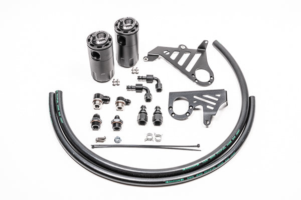 Radium Engineering Dual Catch Can Kit for Ford Focus ST 2015-2018, Fluid Lock