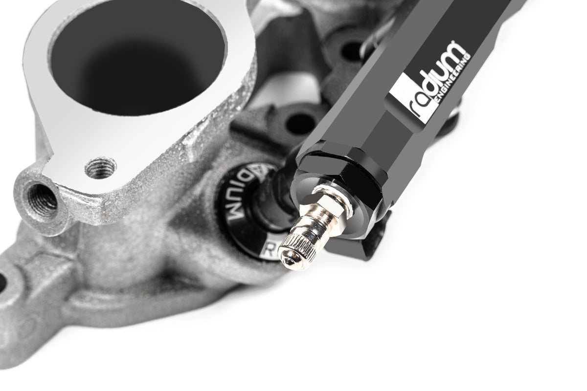 Radium 8AN ORB to Schrader Valve Adapter