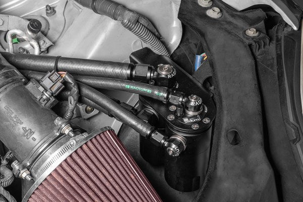 Radium Dual Fluid Lock Catch Can Kit, Nissan 350Z Z33 / Skyline V35 / Infiniti G35