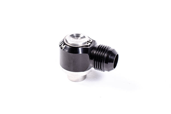 Radium Engineering 10AN Male Press-In PCV Valve Fitting for Nissan Engines (Multi-Fit)