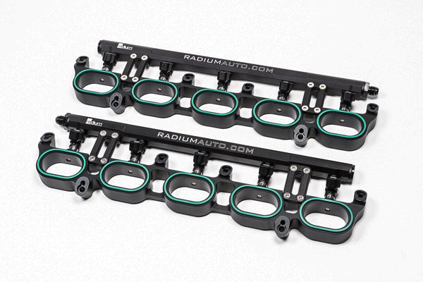 Radium Engineering Port Injection Fuel Rail Kit for Audi R8 V10 06-15/Lamborghini Gallardo 2008-2013