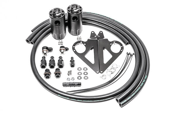 Radium Engineering Dual Fluid Lock Catch Can Kit for Subaru BRZ/Toyota 86