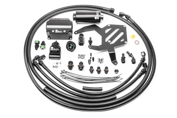 Radium Engineering Fuel Hanger Plumbing Kit with Microglass Filter for Subaru BRZ/Toyota 86