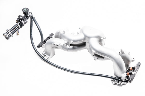 Radium Engineering Parallel Fuel Rail Plumbing Kit w/DMR RA Regulator for Subaru WRX 08-14/STI 08-21/FXT SH/LGT 2007-2014 EJ20/EJ25
