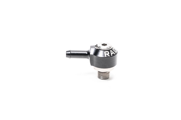 Radium Engineering 20-1000-0465 Low Profile Swivel Banjo Fitting, 4AN ORB to 6.5mm Barb
