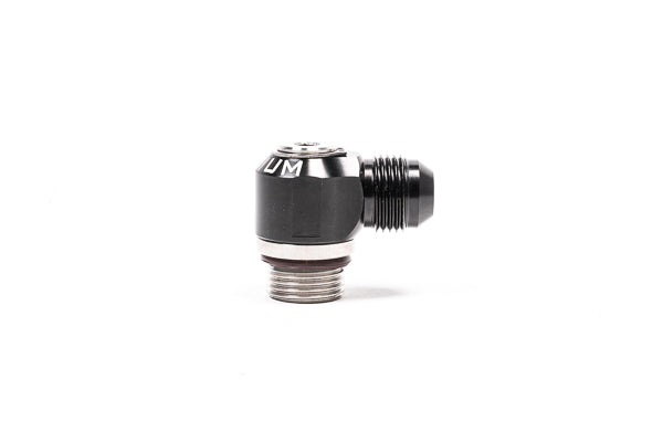 Radium Engineering 20-1000-0808 Low Profile Swivel Banjo Fitting, 8AN ORB to 8AN Male