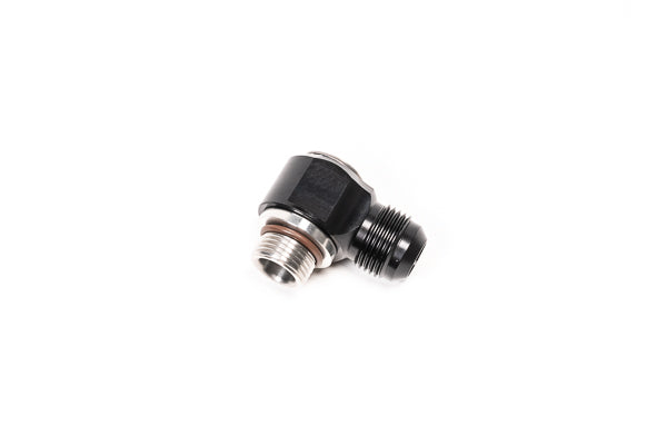 Radium Engineering 20-1000-0810 Low Profile Swivel Banjo Fitting, 8AN ORB to 10AN Male