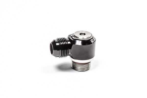 Radium Engineering 20-1000-1010 Low Profile Swivel Banjo Fitting, 10AN ORB to 10AN Male