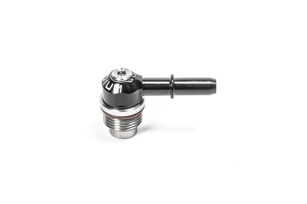 Radium Engineering 20-1000-1010S-PCV Swivel Banjo PCV Valve, 10AN ORB to 10mm SAE Quick Connect Male