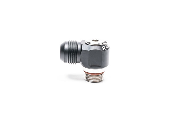 Radium Engineering 20-1000-1012 Low Profile Swivel Banjo Fitting, 10AN ORB to 12AN Male