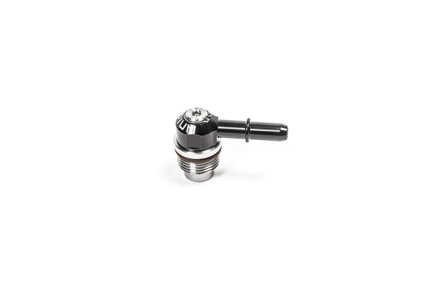 Radium Engineering 20-1000-10375-PCV Swivel Banjo PCV Valve, 10AN ORB to 3/8" SAE Quick Connect Male