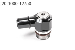 Radium Engineering 20-1000-12750 Low Profile Swivel Banjo Fitting, 12AN ORB to 3/4" SAE Quick Connect Male