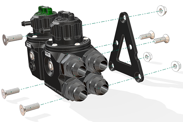 Radium DFPR, Dual Fuel Pressure Regulator