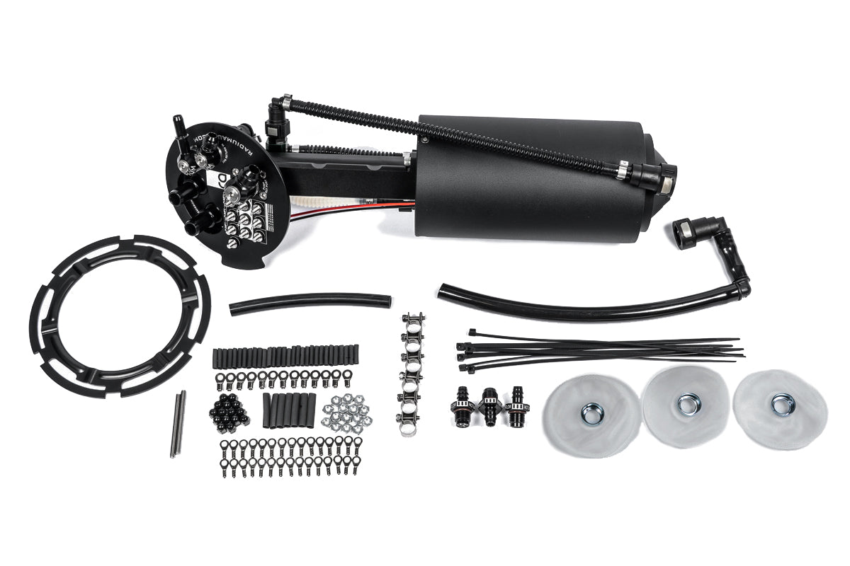 Radium Engineering Fuel Hanger Surge Tank for Chevrolet Corvette C8 2020+ - Walbro F900