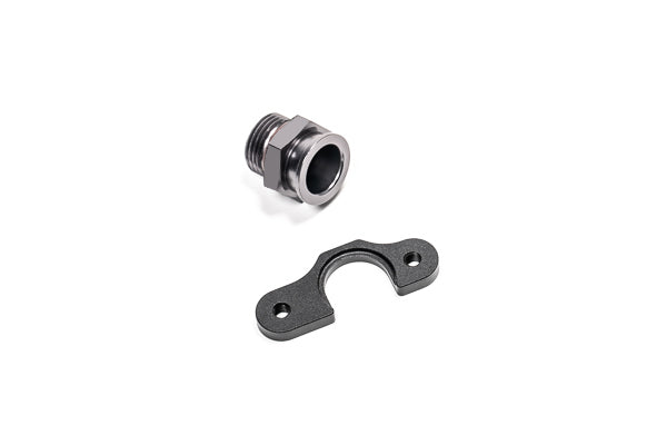 Radium Engineering Ford Sensor Adapter, 8AN ORB, 16mm Bore, 41mm Offset Spacing, M5