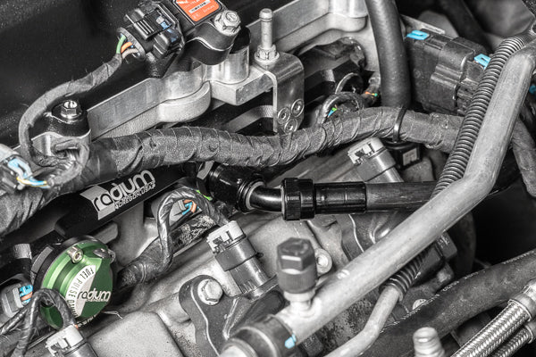 Radium Engineering Fuel Hanger Plumbing Kit with Microglass Filter for Cadillac CTS-V