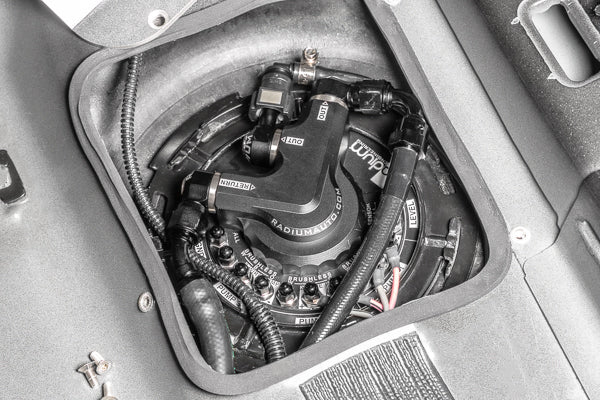 Radium Fuel Hanger Plumbing Kit with Stainless Filter, Cadillac CTS-V