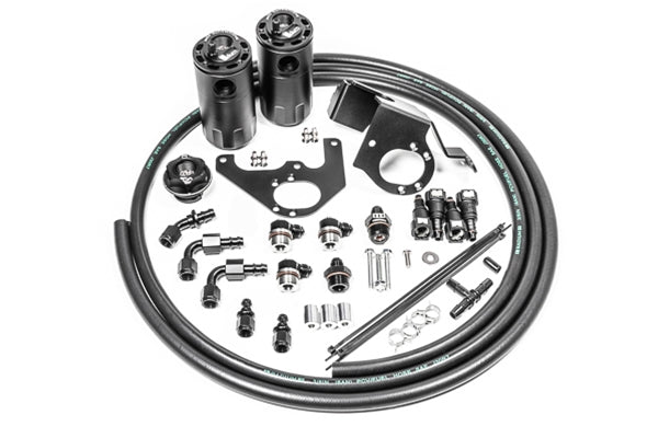 Radium Engineering PCV Fluid Lock Catch Can Kit for Cadillac CTS-V 2009-2015