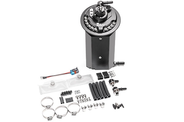 Radium Engineering Fuel Hanger Plumbing Kit with Stainless Filter for Ford Mustang 2018+