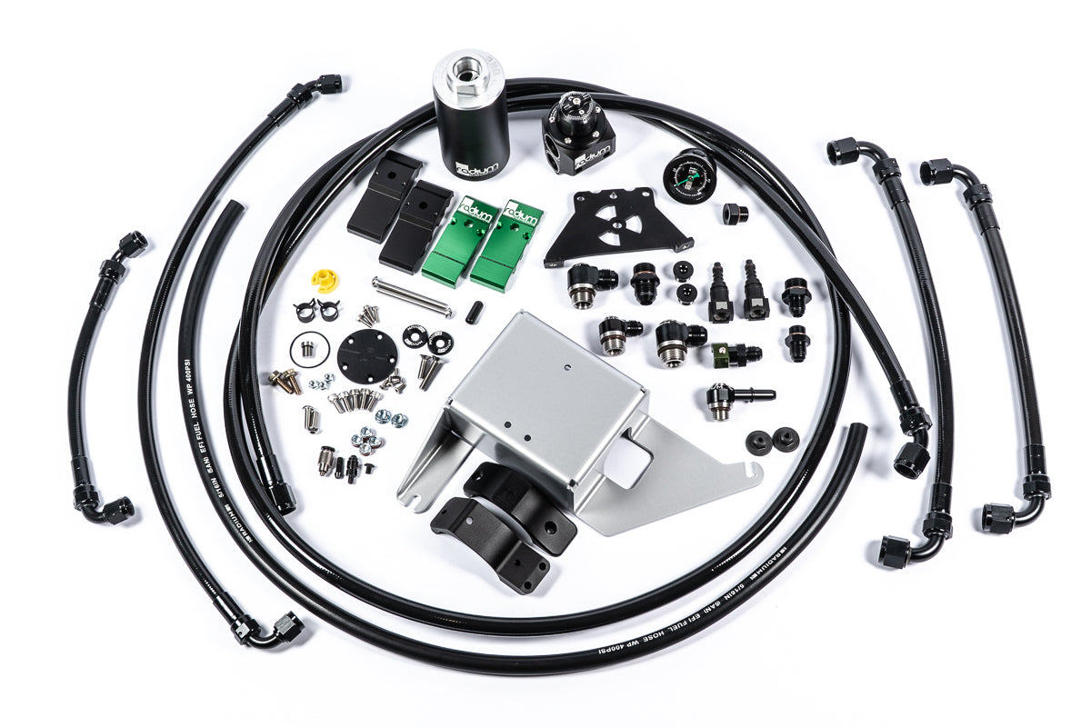 Radium Fuel Hanger Plumbing Kit with Microglass Filter, Ford Mustang (2015-2017)