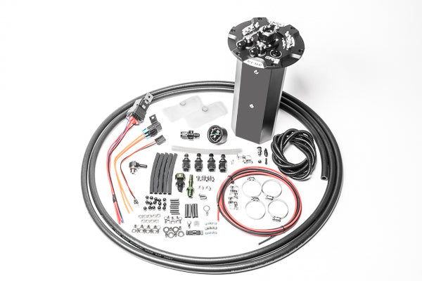 Radium Engineering Fuel Hanger Surge Tank - Nissan 370Z & Z (400Z) (Walbro/AEM, No Pumps)