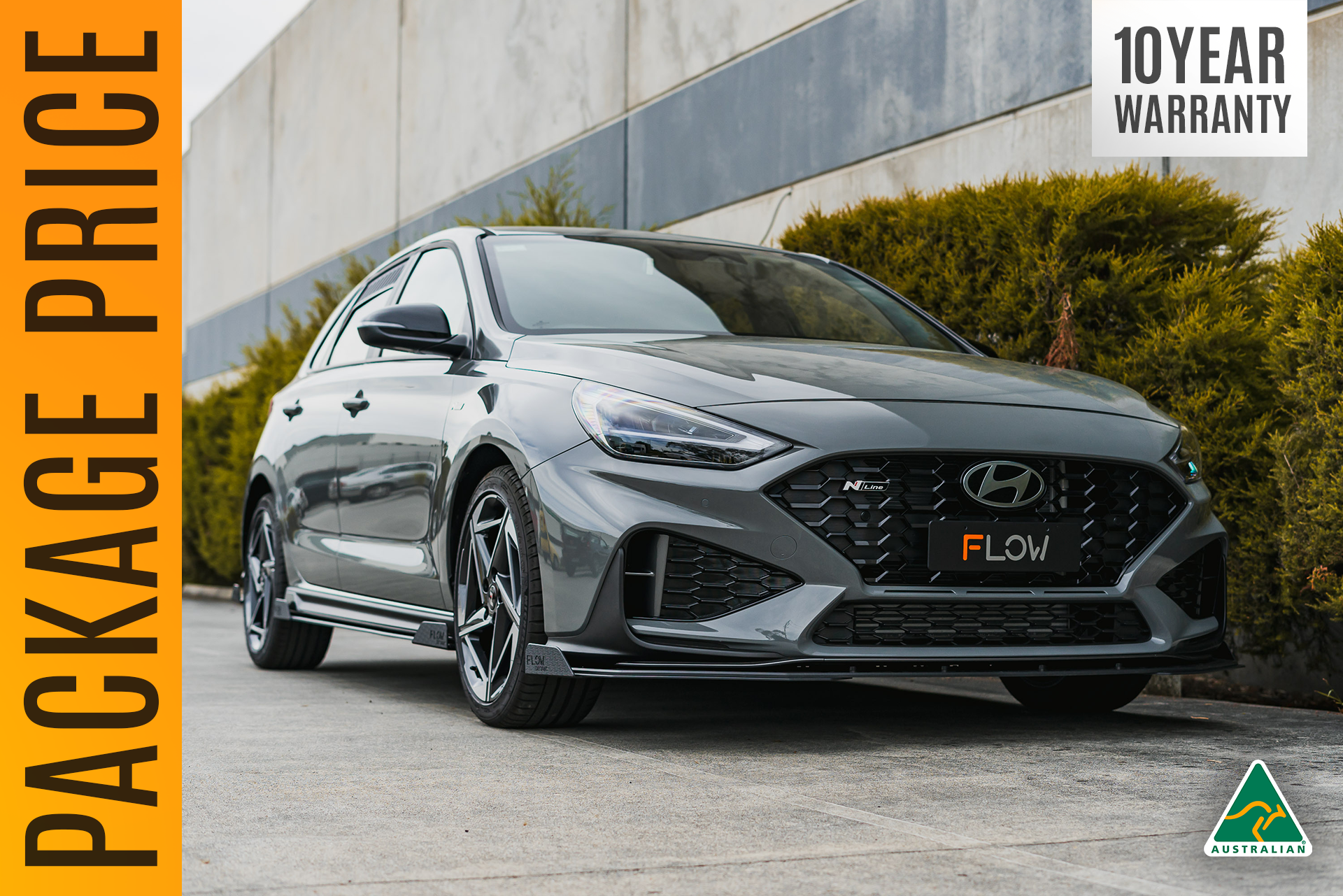 Flow Designs i30N-Line Hatch PDe.V6 FL 2024+ Full Lip Splitter Set - iilumolab