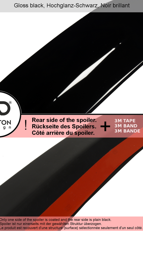 Maxton Design Mazda 3 MPS BK Spoiler Cap - iilumolab