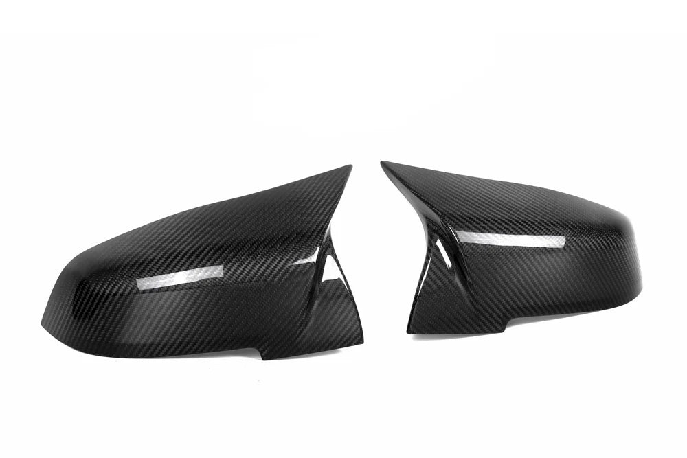 M Performance Style Pre Pregged Carbon Fiber Mirror Caps for BMW 1/2/3/4 Series F20 F22 F23 F30 F32 F33 F36 F87 - iilumolab