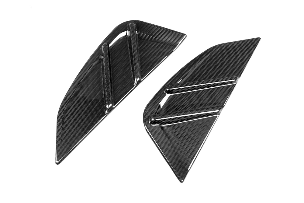 M-Performance Style Fender Vent Cover Pre Pregged Dry Carbon For BMW M3 G80 G81 20+