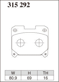Dixcel Rear Brake Pads for Toyota Supra (JZA80) 17" Wheel / Celica GT-Four (ST205) - iilumolab