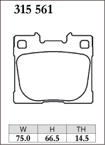 DIXCEL Rear Brake Pads for Toyota GR Yaris (GXPA16) / GR Corolla (GZEA14H) - iilumolab
