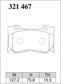 DIXCEL Front Brake Pads for Nissan 370Z (Z34) / Nissan Z (RZ34) - iilumolab