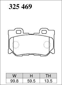 DIXCEL Rear Brake Pads for Nissan 370Z (Z34) / Nissan Z (RZ34) - iilumolab