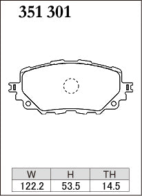 DIXCEL Front Brake Pads for Mazda MX-5 (ND) / Fiat 124 Spider (348)
