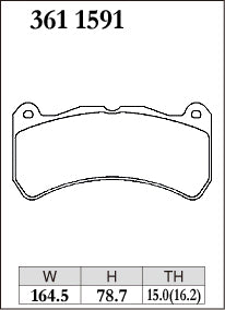 DIXCEL Front Brake Pads for Subaru WRX STI 2018+ 6-Piston (VAB) - iilumolab