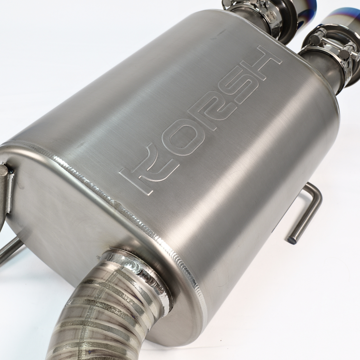 Korsh Catback Exhaust for Subaru WRX 2022+ - Full Titanium with Titanium Tips