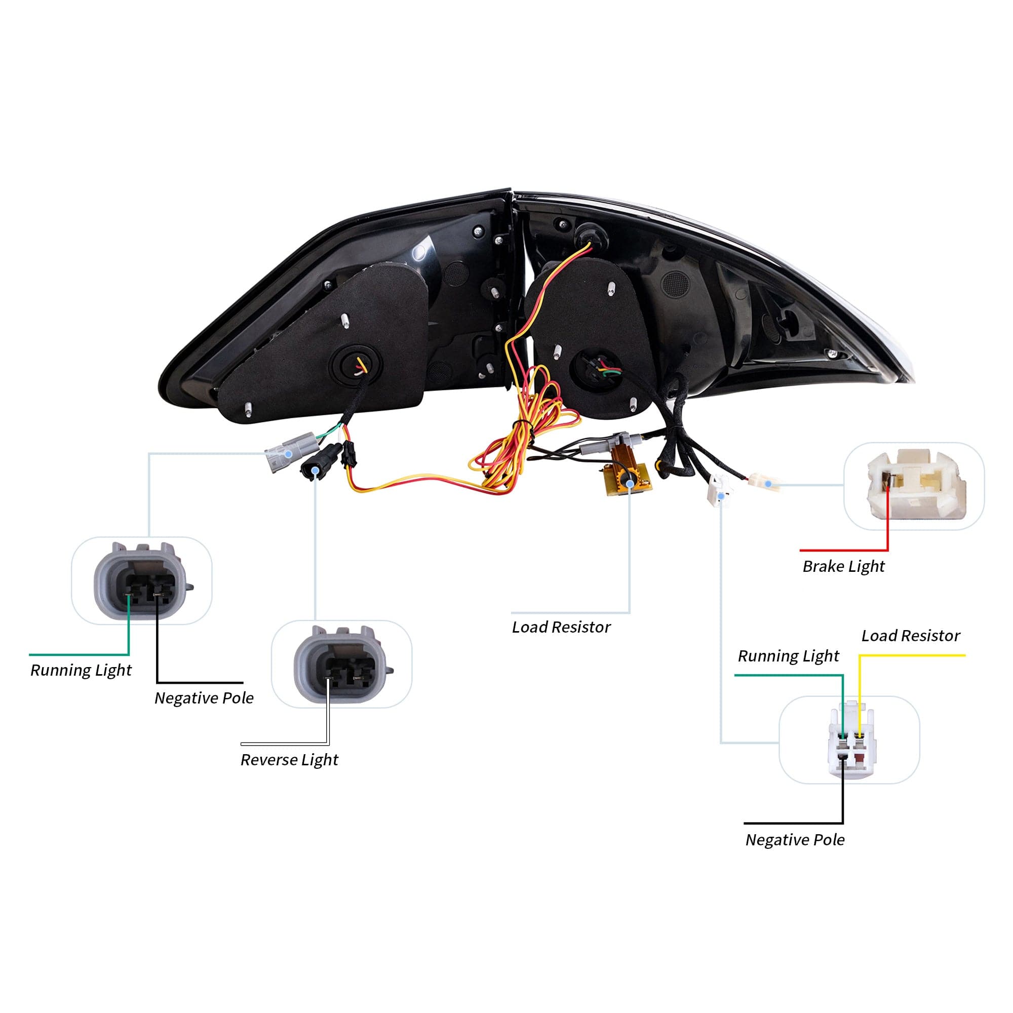 2009-2014 LEXUS RX270 RX330 RX350 RX450H LED DYNAMIC TAIL LIGHTS - iilumolab