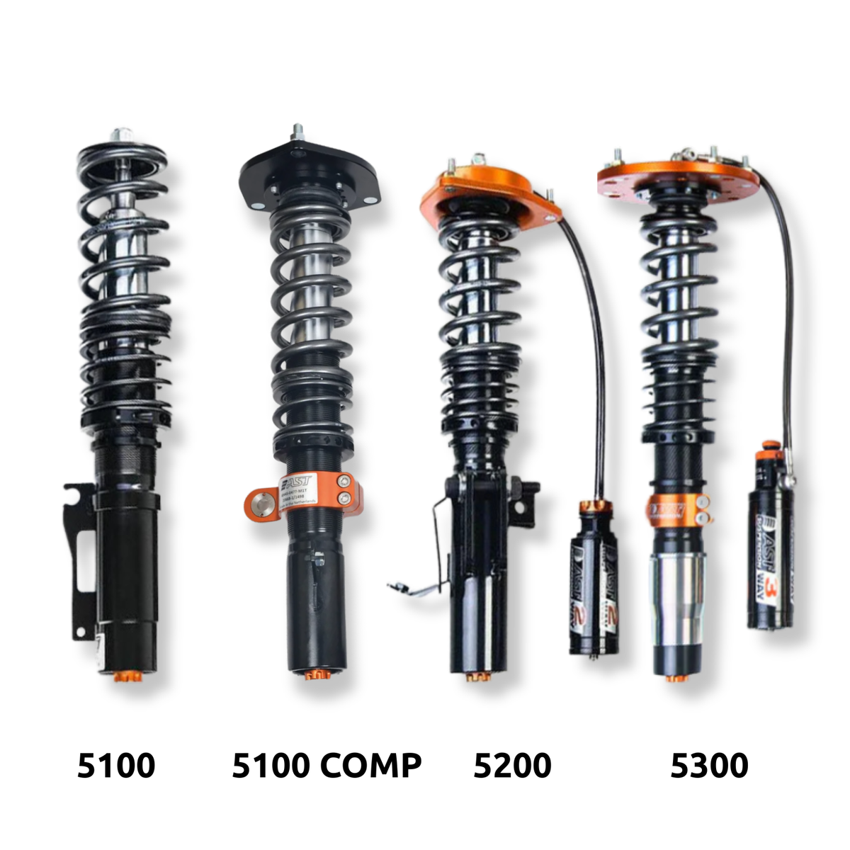 AST Suspension Coilovers- Fiat 124 Spider (348) / Mazda MX5 (ND)