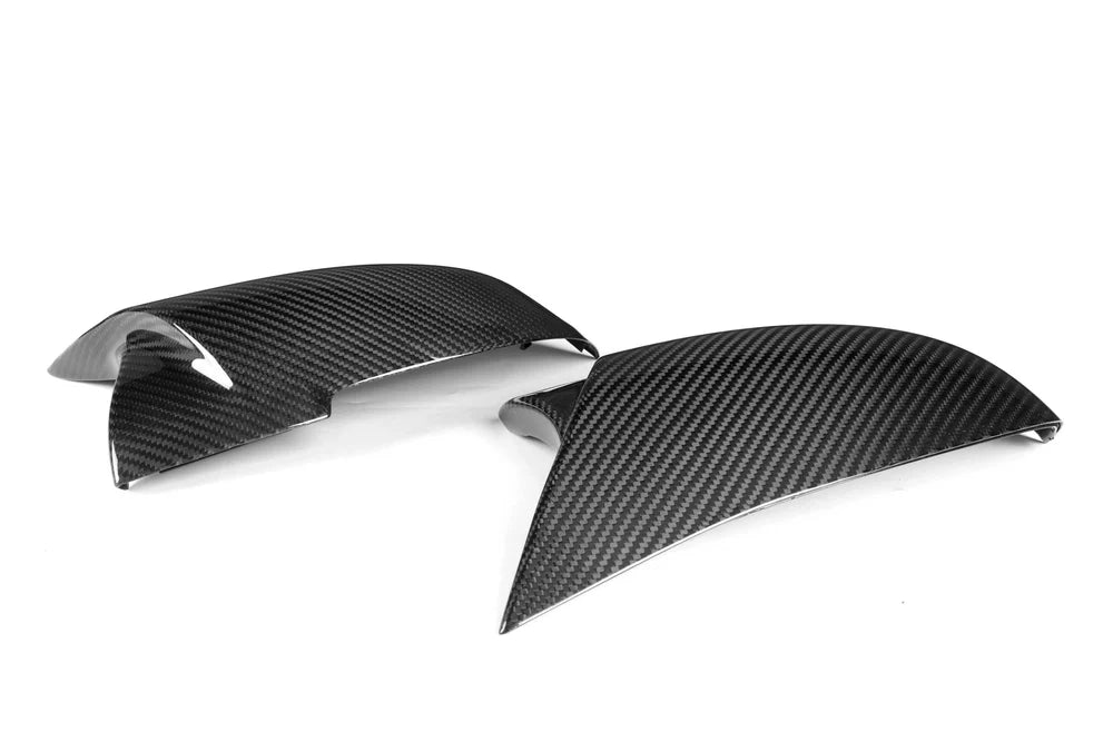 M Performance Style Pre Pregged Carbon Fiber Mirror Caps for BMW 1/2/3/4 Series F20 F22 F23 F30 F32 F33 F36 F87 - iilumolab