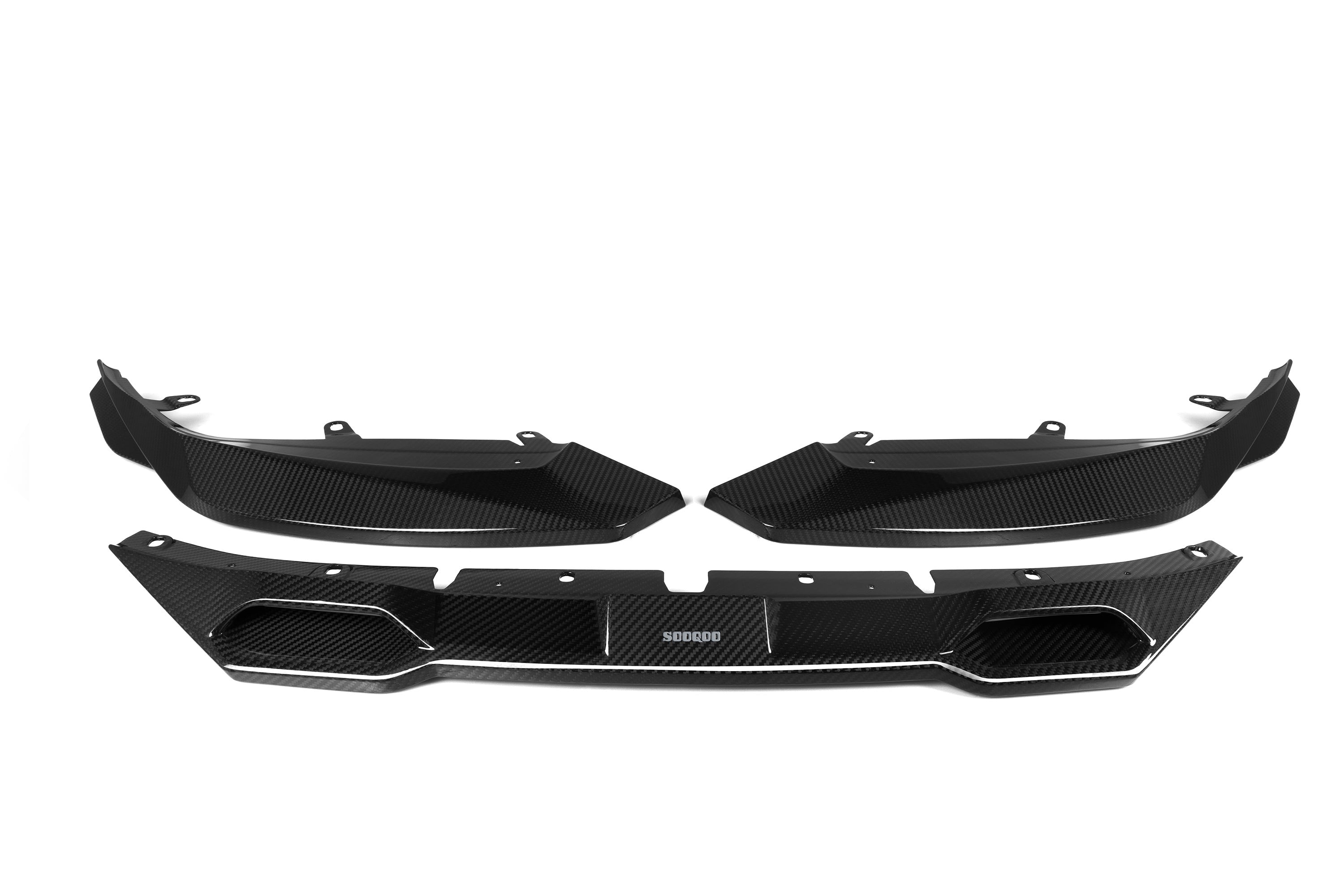 Sooqoo Pre Pregged Dry Carbon Fiber Front Lip Type A for BMW M2 G87 2023+
