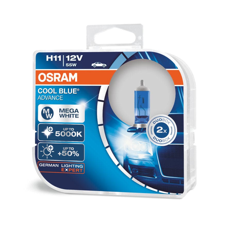 OSRAM COOL BLUE ADVANCE HALOGEN : H11 - iilumo