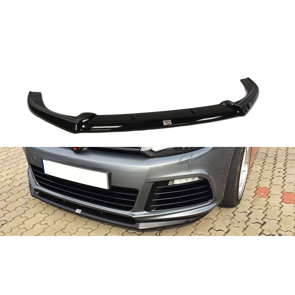 Maxton Design Front Splitter Cupra Style VW Golf Mk6 R Front Lip - iilumolab