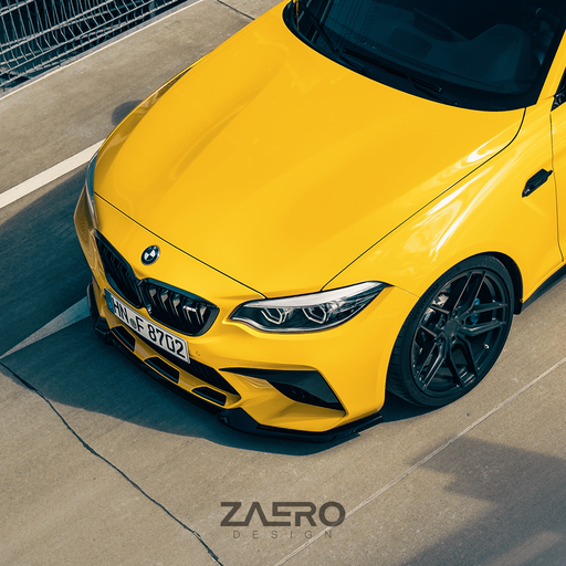 Zaero Designs EVO-S Front Lip/Splitter for BMW M2 F87 (LCI) 2018+ - iilumolab