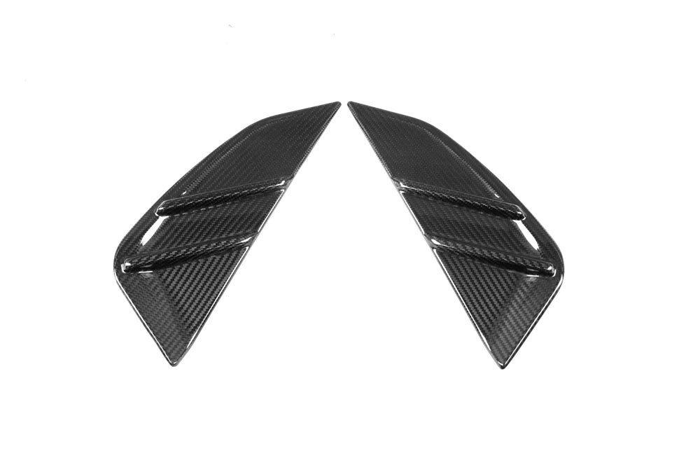M-Performance Style Fender Vent Cover Pre Pregged Dry Carbon For BMW M3 G80 G81 20+