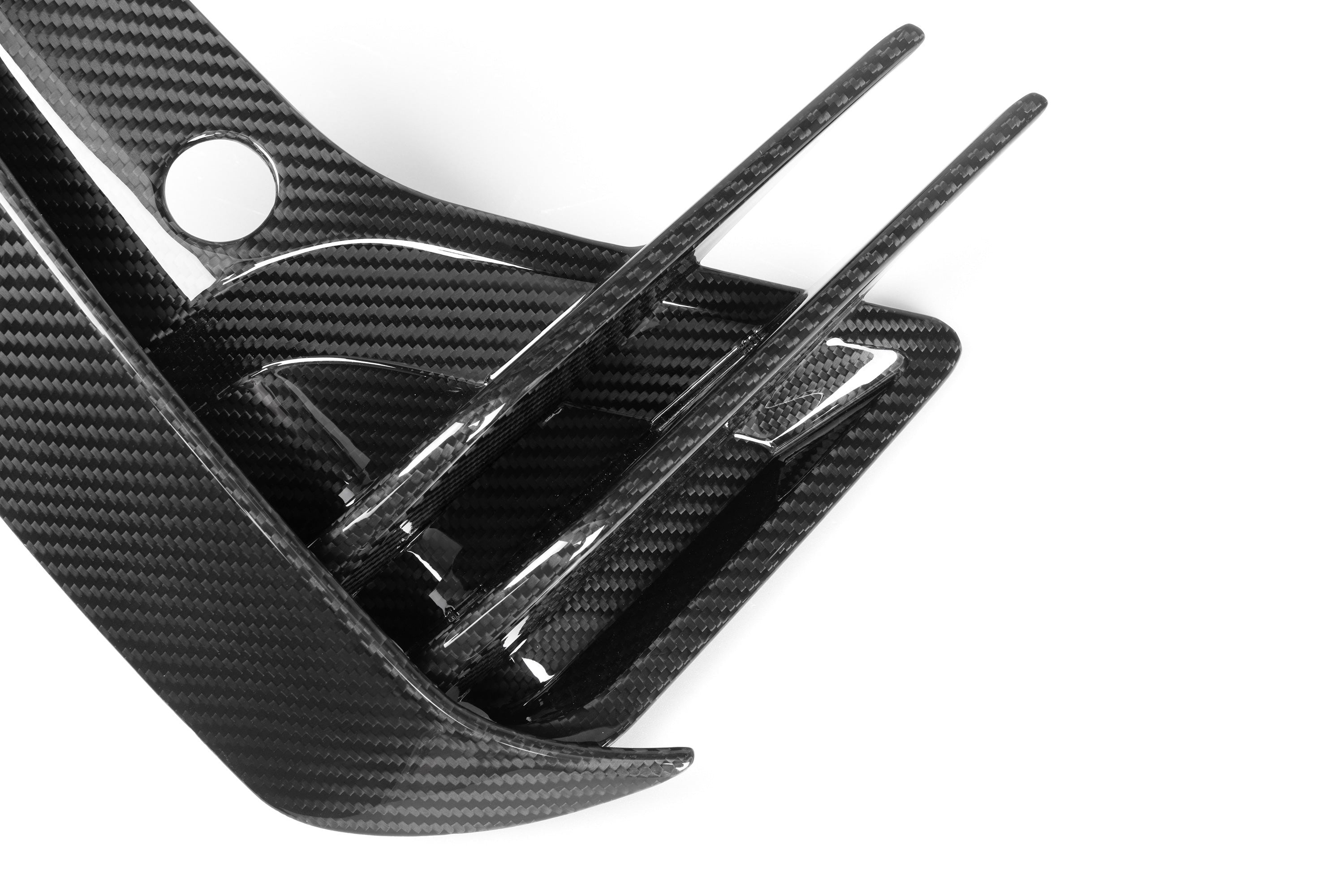 Sooqoo Pre Pregged Dry Carbon Fiber Front Ducts for BMW iX3 G08 LCI / X3 G01 LCI / X4 G02 LCI 2021+